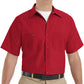 Men's Short Sleeve Industrial Work Shirt - SP24 - Red