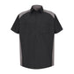 Men's Short Sleeve Motorsports Shirt - SP28 - Black / Grey