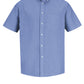 Men's Short Sleeve Executive Oxford Dress Shirt - SR60 - Light Blue