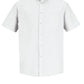 Men's Short Sleeve Executive Oxford Dress Shirt - SR60 - White