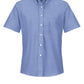 Women's Short Sleeve Executive Oxford Dress Shirt - SR61 - Light Blue