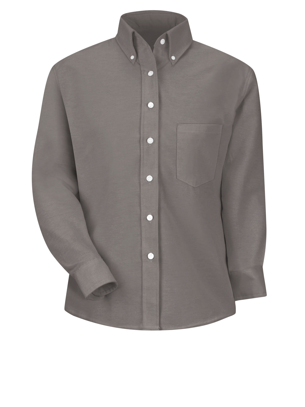 Women's Long Sleeve Executive Oxford Dress Shirt - SR71 - Grey