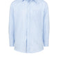 Men's Button-Down Long-Sleeve Oxford Shirt - SSS3 - Blue/White Stripe
