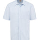 Men's Button-Down Oxford Short-Sleeve Shirt - SSS46 - Blue/White Stripe