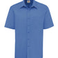 Men's Button-Down Oxford Short-Sleeve Shirt - SSS46 - French Blue