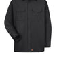 Men's Long Sleeve Utility Uniform Shirt - ST52 - Black