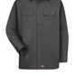 Men's Long Sleeve Utility Uniform Shirt - ST52 - Charcoal