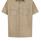 Men's Short Sleeve Utility Uniform Shirt - ST62 - Khaki