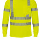 Unisex Long Sleeve Hi-Visibility T-Shirt, Type R Class 3 - SVY3 - Fluorescent Yellow