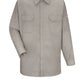 Men's Flame-Resistant Welding Work Shirt - SWW2 - Silver Grey