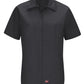 Women's Short Sleeve Mimix Work Shirt - SX21 - Black