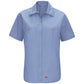 Women's Short Sleeve Mimix Work Shirt - SX21 - Light Blue