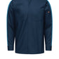 Men's Long Sleeve Two-Tone Pro+ Work Shirt with OilBlok and MIMIX™ - SX36 - Navy/Teal