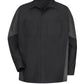 Men's Long Sleeve Two-Tone Crew Shirt - SY10 - Black/Charcoal