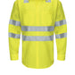 Men's Hi-Visibility Long Sleve Ripstop Work Shirt - SY14 - Yellow - AB