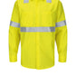 Men's Hi-Visibility Long Sleve Ripstop Work Shirt - SY14 - Hi-Visibility