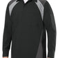 Men's Long Sleeve Tri-Color Shop Shirt - SY18 - Black/Charcoal