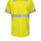 Men's Hi-Visibility Short Sleve Ripstop Work Shirt - SY24 - Hi-Visibility