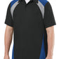 Men's Short Sleeve Tri-Color Shop Shirt - SY28 - Royal Blue