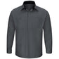 Men's Long Sleeve Performance Plus Shop Shirt - SY32 - Charcoal/Black