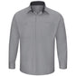 Men's Long Sleeve Performance Plus Shop Shirt - SY32 - Light Grey/Charcoal Mesh