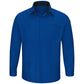 Men's Long Sleeve Performance Plus Shop Shirt - SY32 - Royal Blue/Black Mesh