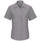 Women's Short Sleeve Performance Plus Shop Shirt - SY41 - Light Grey/Charcoal Mesh