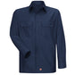 Men's Long Sleeve Solid Rip Stop Shirt - SY50 - Navy