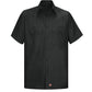 Men's Short Sleeve Solid Rip Stop Shirt - SY60 - Black