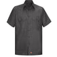 Men's Short Sleeve Solid Rip Stop Shirt - SY60 - Charcoal