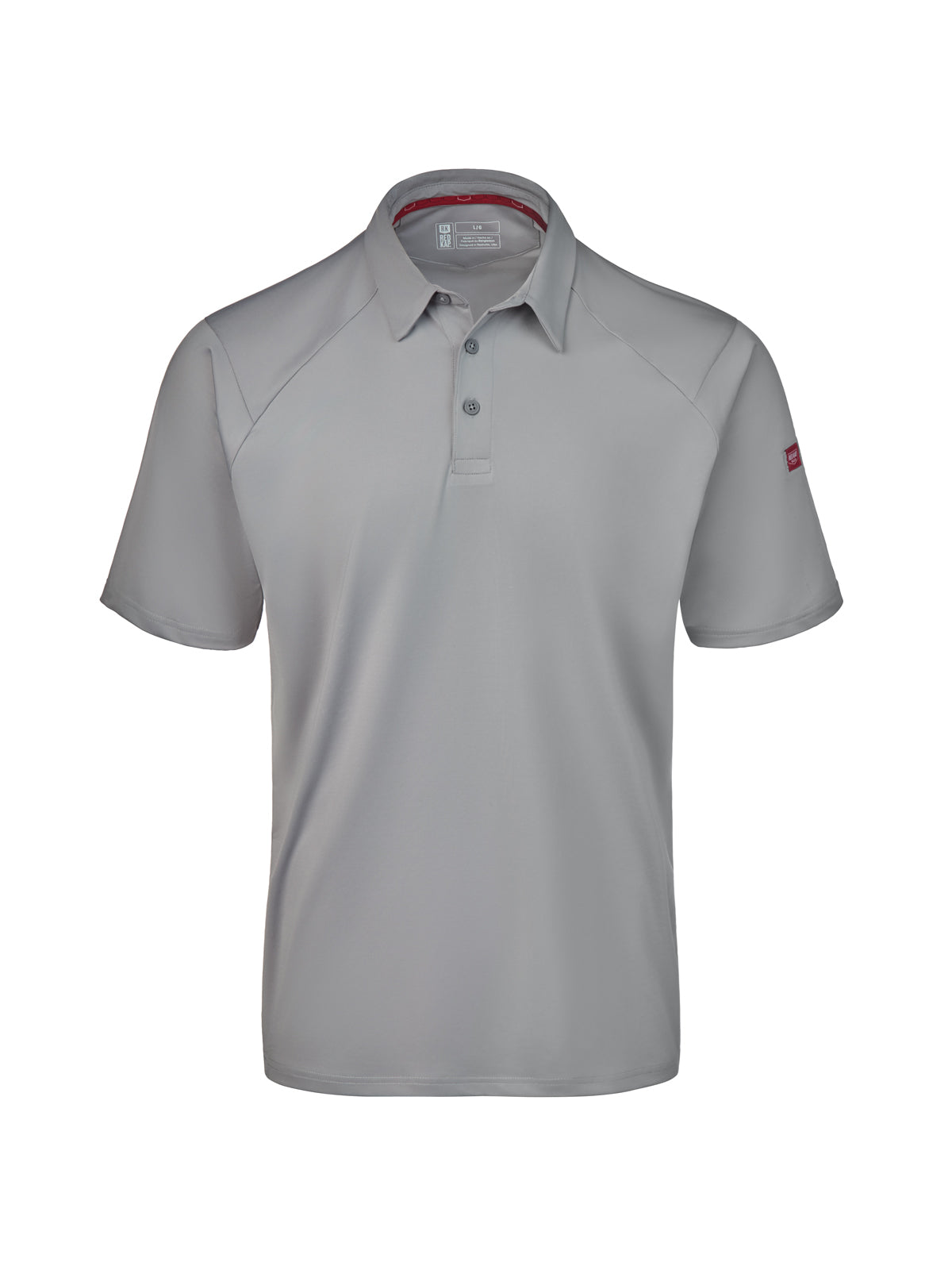 Men's Pocketless Cooling Stretch Jersey Polo - TCM2 - Gravel