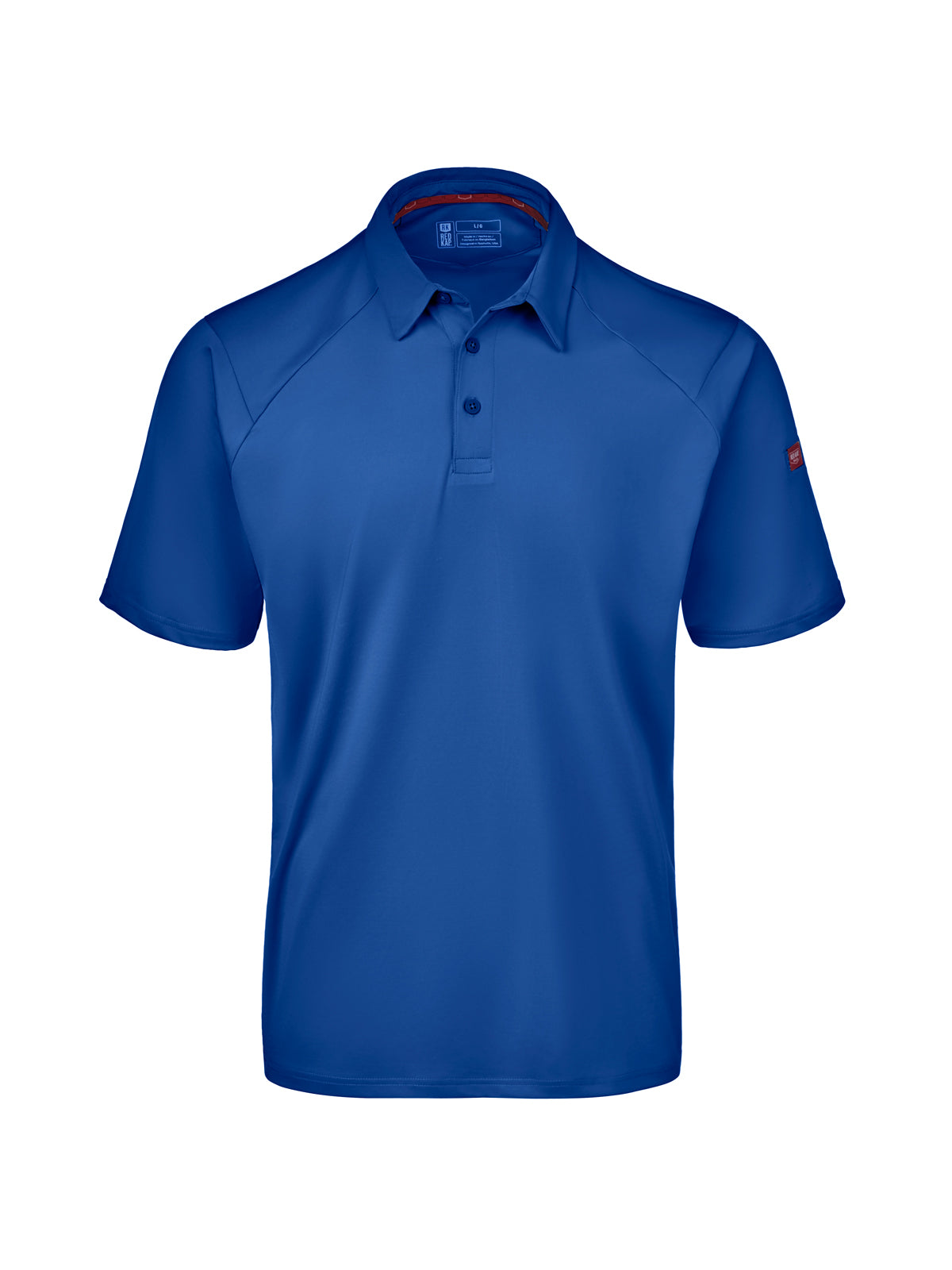 Men's Pocketless Cooling Stretch Jersey Polo - TCM2 - Royal Blue
