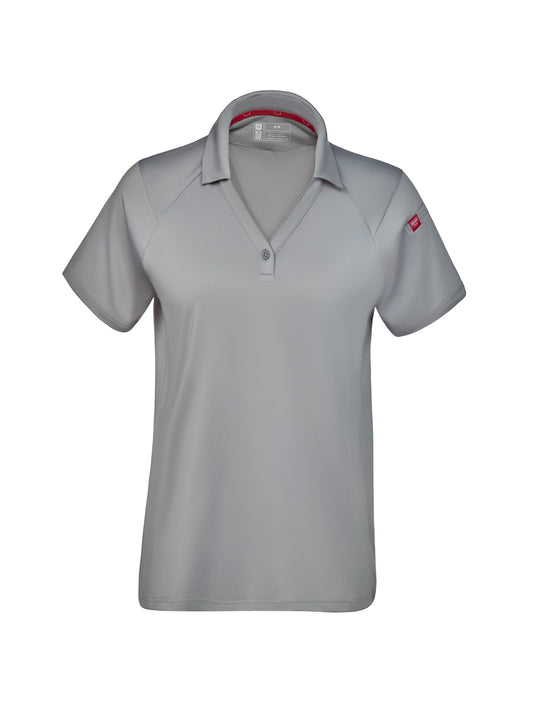 Women's Pocketless Cooling Stretch Jersey Polo - TCW1 - Gravel