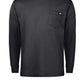Men's Long-Sleeve Traditional Heavyweight Crew Neck - WL50 - Black