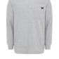 Men's Long-Sleeve Traditional Heavyweight Crew Neck - WL50 - Heather Gray