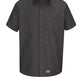 Men's Canvas Short-Sleeve Work Shirt - WS20 - Charcoal