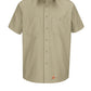 Men's Canvas Short-Sleeve Work Shirt - WS20 - Khaki