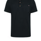 Men's Short-Sleeve Traditional Heavyweight Henley - WS51 - Black
