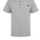 Men's Short-Sleeve Traditional Heavyweight Henley - WS51 - Heather Gray