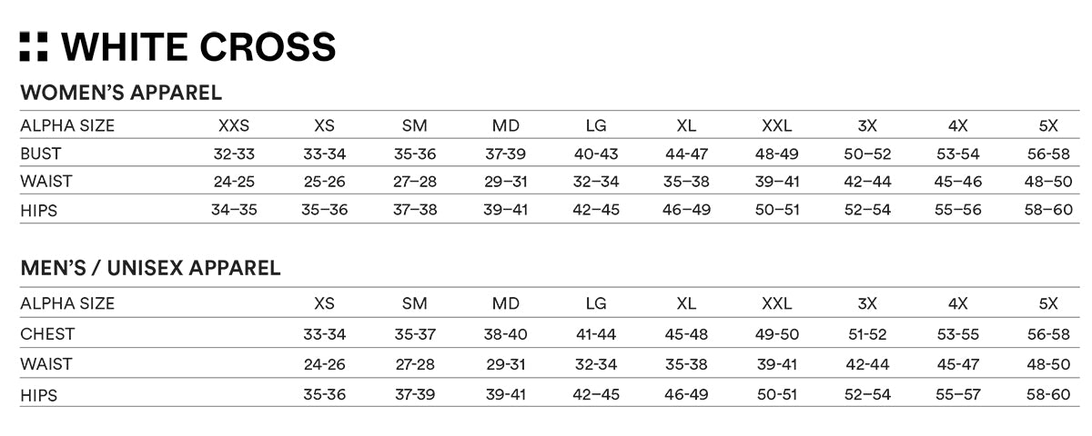 SIZECHART