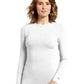 Women's Crew-Neck Long Sleeve Underscrub Tee - 205 - White