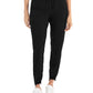 Women's Six-Pocket Hi-Low Leg Cuffs Jogger Pant - WB415 - Black