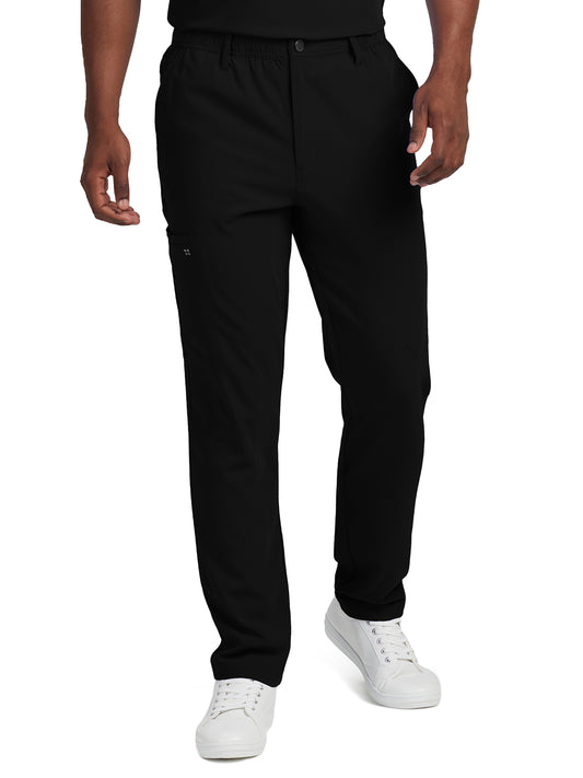 Men's Seven-Pocket Tapered Leg Cargo Pant - WB418 - Black