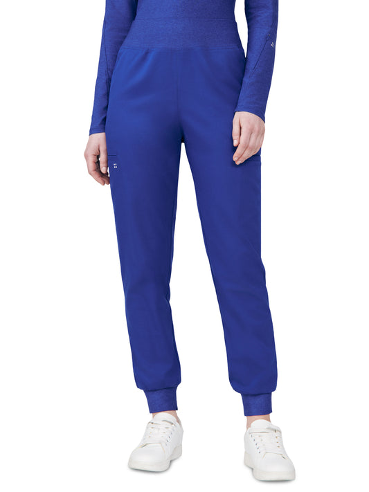 Women's Six-Pocket Knitted Waistband Jogger Pant - WB420 - Galaxy