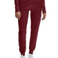 Women's Six-Pocket Knitted Waistband Jogger Pant - WB420 - Wine