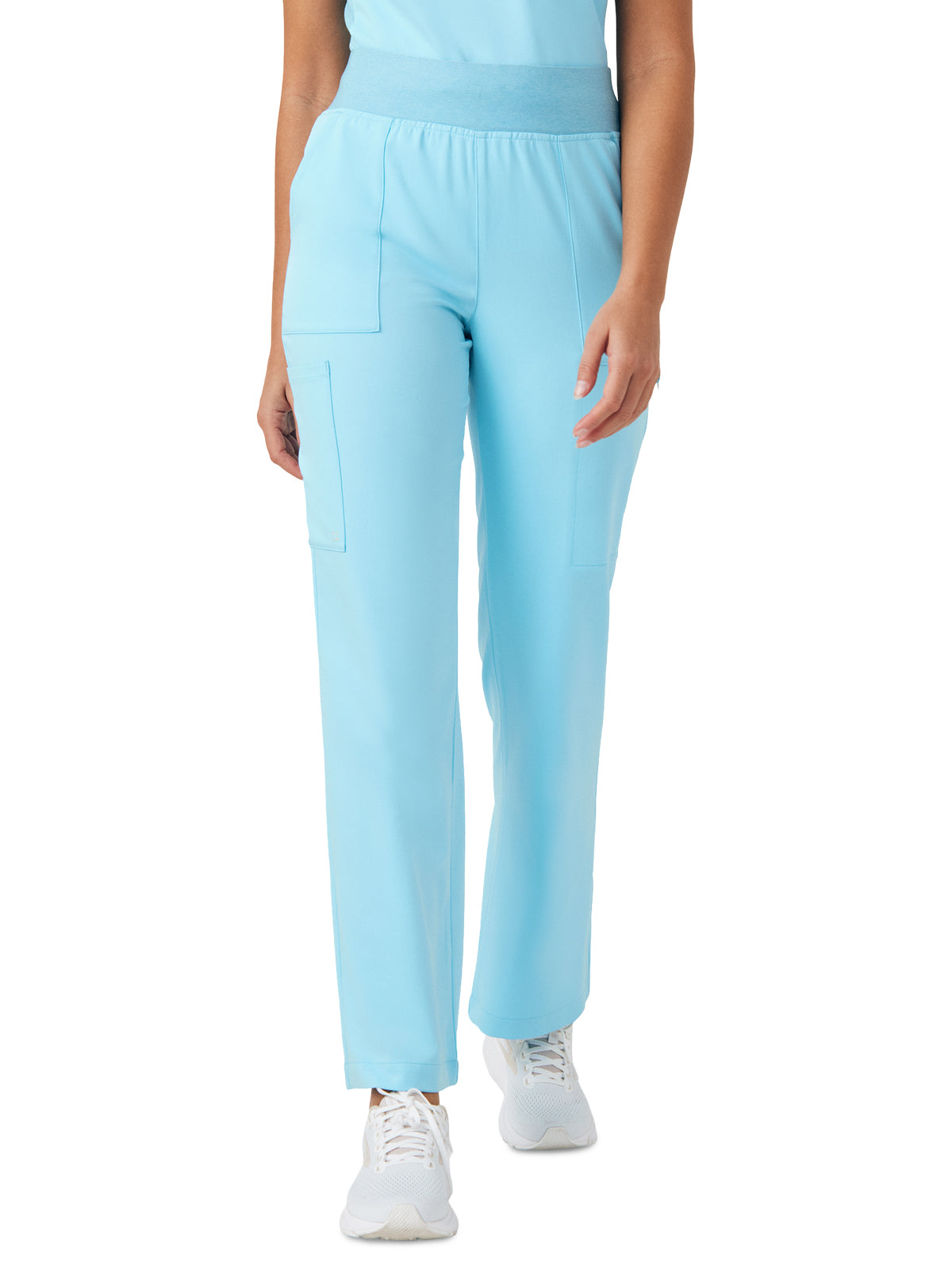 Women's Six-Pocket Wide-leg Pant - WB421 - Island Blue