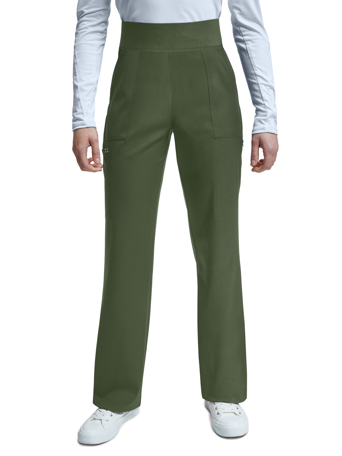Women's Six-Pocket Wide-leg Pant - WB421 - Olive