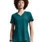 Women's Three-Pocket Curved V-Neckline Top - WT121 - Caribbean