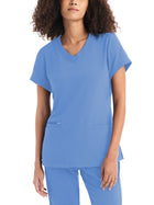 Women's Three-Pocket V-Neck Top - WT127 - Ceileste