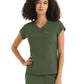 Women's One-Pocket V-Neck Top - WT128 - Olive